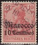 Germany 1900 Coat Of Arms 10C S 10PF Red Scott 9. Office. Uploaded by susofe